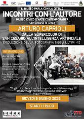 L'arte fotografica di arturo caprioli nel museo civico di san cesario di lecce